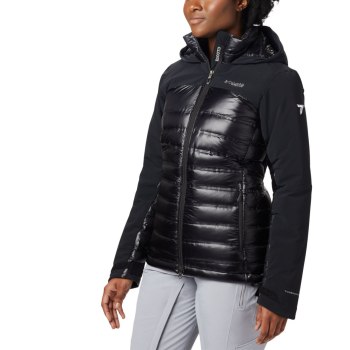 Columbia Ženske Jakne - Heatzone 1000 TurboDown II Crne | TRWH-30798